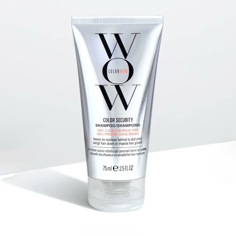 COLOR WOW Color Security Shampoo Rich Lather Sulfate Free Residue Free Travel